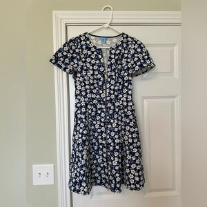 Draper James Blue and White Floral Dress (NWOT)